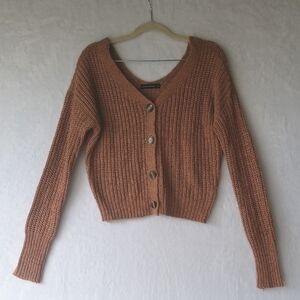 Moon & Madison Brown Knit Cardigan🌹